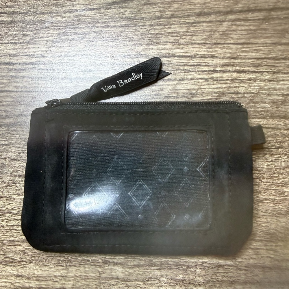 Vera Bradley Black Diamond Pattern ID Holder